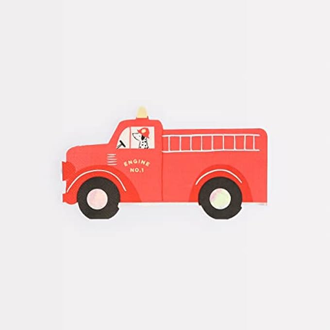 FIRE TRUCK NAPKINS - Image 1